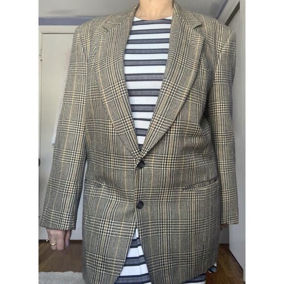 Donna Karan Woman’s Wool Blazer Vintage Made In Italy Old Money Designer Preppy - Picture 12 of 12